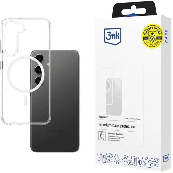 3mk Protection 3mk MagCase case with magnetic module for Samsung Galaxy S23 5G - transparent - (155530-0)