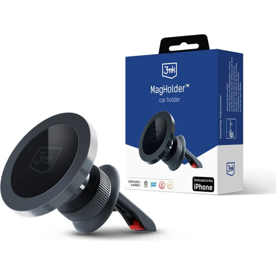 3mk Protection 3mk MagHolder magnetic car holder for air vent - black - (146935-0)