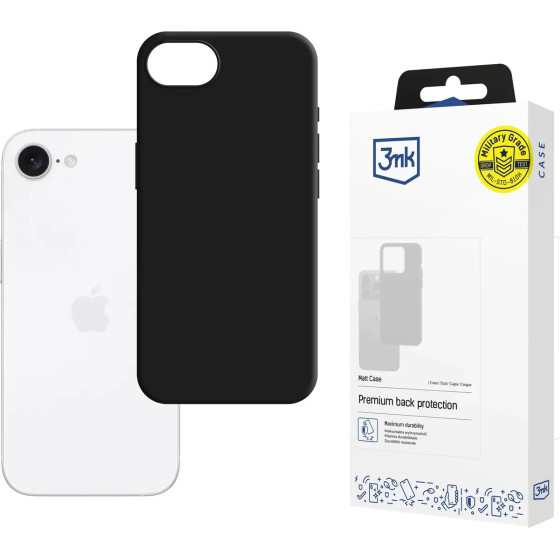 3mk Protection 3mk Matt Case for Apple iPhone 16e / SE 4 - Black - (155743-0)