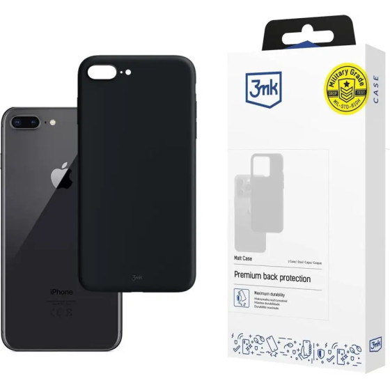 3mk Protection 3mk Matt Case for iPhone 8 Plus - black - (108052-0)