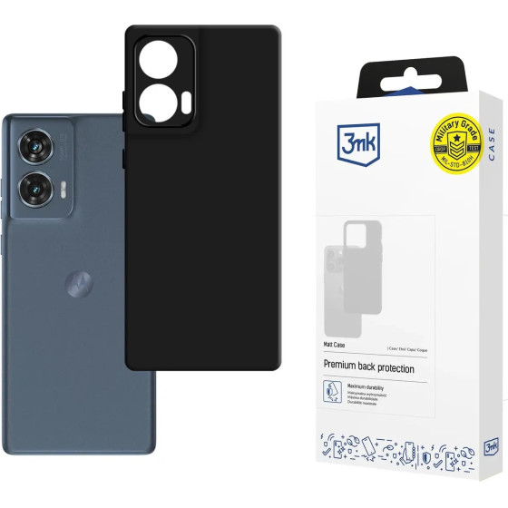 3mk Protection 3mk Matt Case for Motorola Moto Edge 50 Fusion - Black - (W-3MatCas-Mote50f-0)