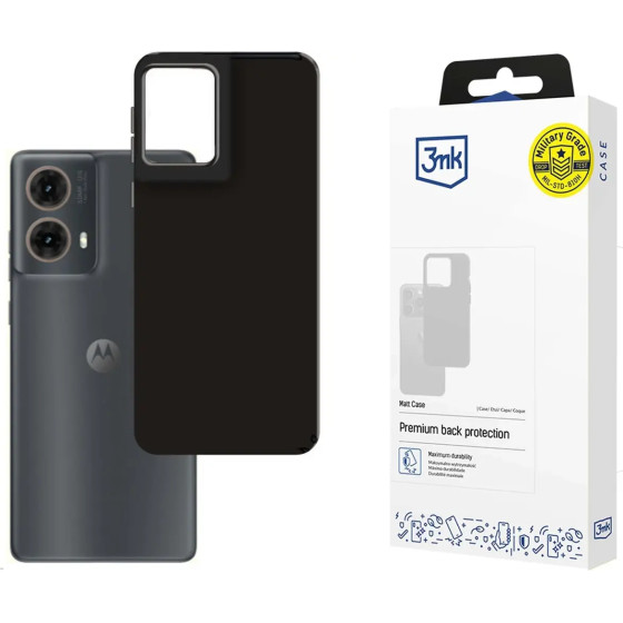 3mk Protection 3mk Matt Case for Motorola Moto G85 - Black - (W-3MatCas-MMG85-0)