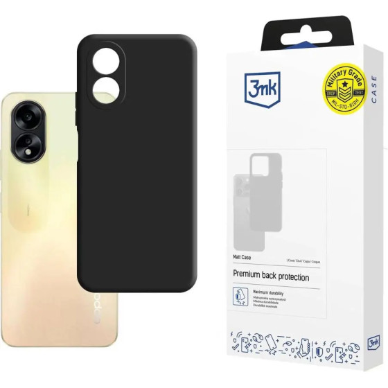 3mk Protection 3mk Matt Case for Oppo A38 - black - (152961-0)