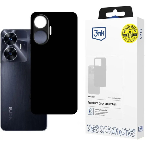 3mk Protection 3mk Matt Case for Realme C55 - Black - (155030-0)