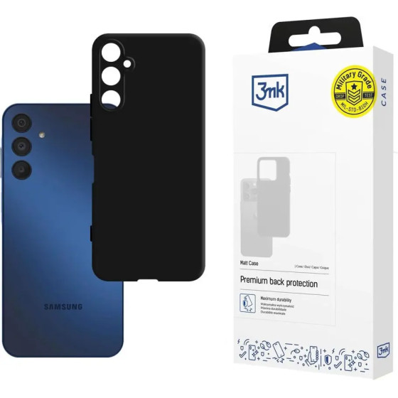 3mk Protection 3mk Matt Case for Samsung Galaxy A15 5G - black - (152957-0)