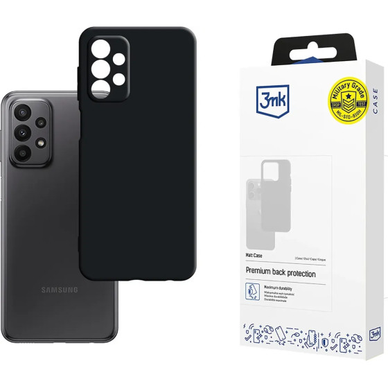 3mk Protection 3mk Matt Case for Samsung Galaxy A23 / A23 5G - black - (142336-0)