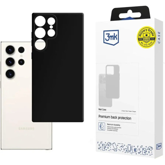 3mk Protection 3mk Matt Case for Samsung Galaxy S24 Ultra - black - (153728-0)