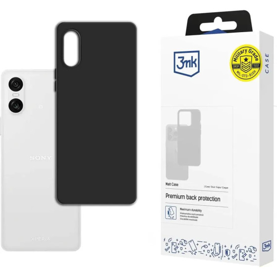 3mk Protection 3mk Matt Case for Sony Xperia 10 VI - Black - (W-3MatCas-SXP10VI-0)