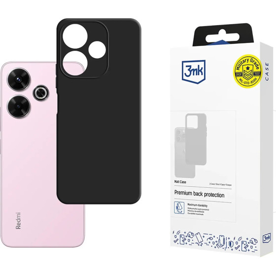 3mk Protection 3mk Matt Case for Xiaomi Redmi Note 13R 5G/Redmi 13 4G - black - (W-3MatCas-13R13-0)