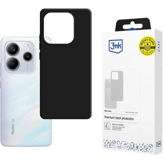 3mk Protection 3mk Matt Case for Xiaomi Redmi Note 14 5G - black - (W-3MatCas-XRN145G-0)