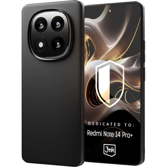3mk Protection 3mk Matt Case for Xiaomi Redmi Note 14 Pro+ - black - (W-3MatCas-RN14P+-0)