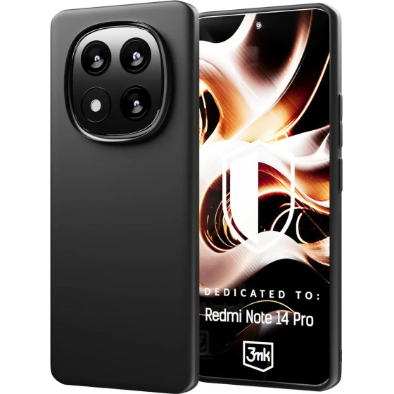 3mk Protection 3mk Matt Case for Xiaomi Redmi Note 14 Pro - black - (W-3MatCas-RN14P-0)