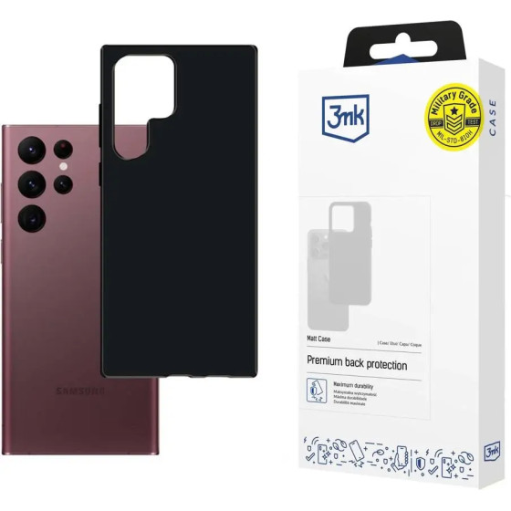 3mk Protection 3mk Matt Case Sam S908 S22 Ultra black / black - (139375-0)