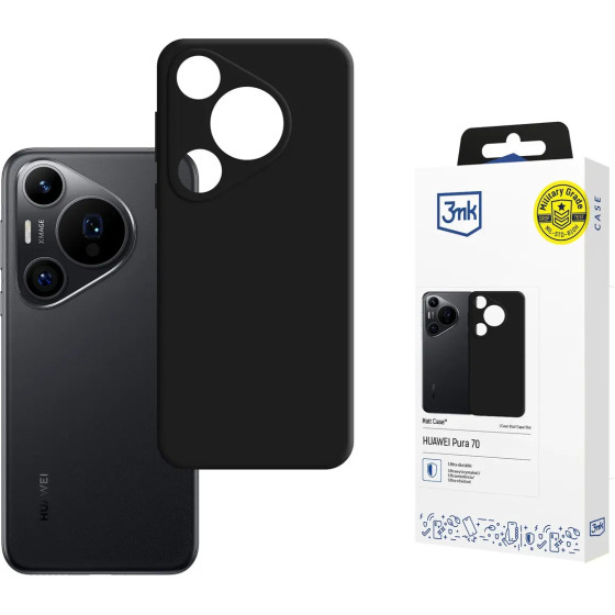 3mk Protection 3mk Matt Case with MagSafe for Huawei Pura 70 - black - (W-3MatCas-HP70-0)