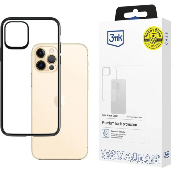 3mk Protection 3mk Satin Armor Case for Apple iPhone 12 Pro Max - Transparent - (108515-0)