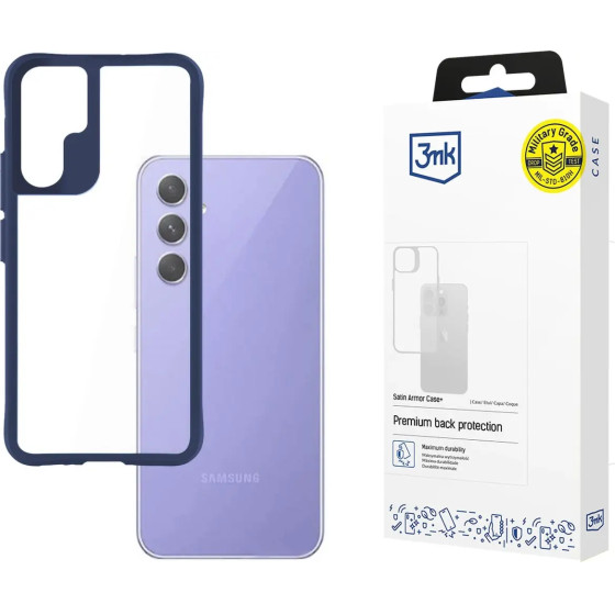 3mk Protection 3mk Satin Armor Case+ Blue for Samsung Galaxy A54 5G - transparent - (W-3SaArCpBu-SaA545G-0)