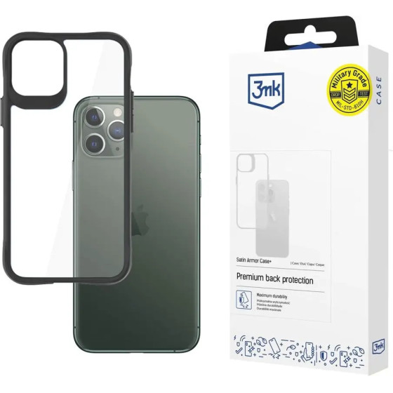 3mk Protection 3mk Satin Armor Case+ case for iPhone 11 Pro Max - transparent - (138959-0)