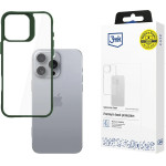 3mk Protection 3mk Satin Armor Case+ Green for Apple iPhone 16 Pro Max - Transparent - (W-3SaArCpGe-AiP16PM-0)