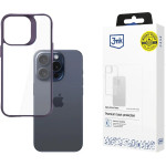 3mk Protection 3mk Satin Armor Case+ Purple for Apple iPhone 15 Pro - Transparent - (W-3SaArCpPu-AiP15Pro-0)