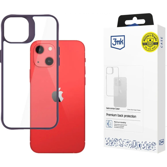3mk Protection 3mk Satin Armor Case+ Purple for Apple iPhone 13 - transparent - (W-3SaArCpPu-AiP13-0)