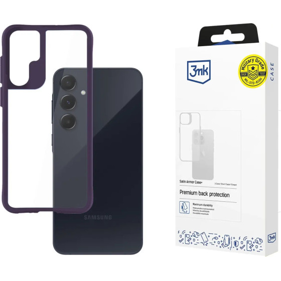 3mk Protection 3mk Satin Armor Case+ Purple for Samsung Galaxy A55 5G - transparent - (W-3SaArCpPu-SaGa129-0)