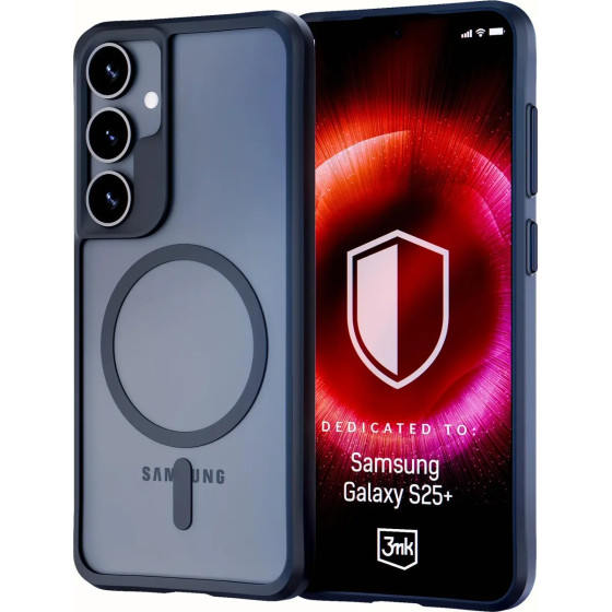 3mk Protection 3mk Satin Armor MagCase for Samsung Galaxy S25+ - Transparent - (W-3SAMaCa-SGS25P-0)