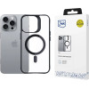 3mk Protection 3mk Satin Armor MagCase with MagSafe for iPhone 16 Pro - Clear with Black Frame - (W-3SAMaCa-AiP16Pro-0)