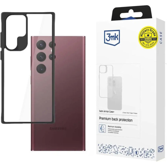 3mk Protection 3MK SatinArmor + Case Sam S908 S22 Ultra Military Grade - (139924-0)