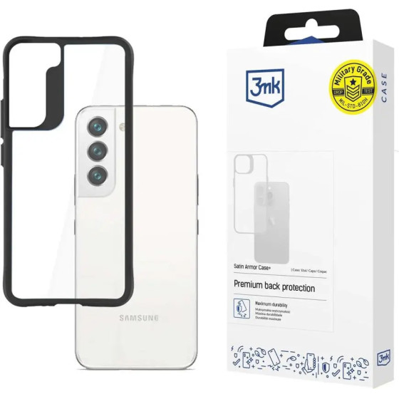 3mk Protection 3MK SatinArmor + Case Sam S901 S22 Military Grade - (139926-0)