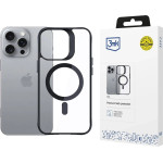 3mk Protection 3mk Satin Armor MagCase with MagSafe iPhone 16 Pro Max - Clear with Black Frame - (W-3SAMaCa-AiP16PM-0)
