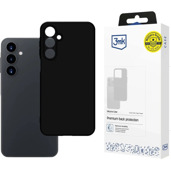 3mk Protection 3mk Silicone Case for Samsung Galaxy A16 - Black - (W-3SilCa-SAMGA16-0)