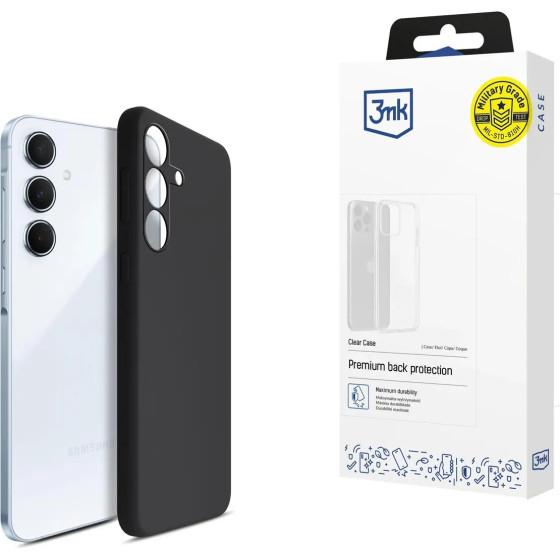 3mk Protection 3mk Silicone Case for Samsung Galaxy A55 5G - Black - (W-3SilCa-SaGa129-0)