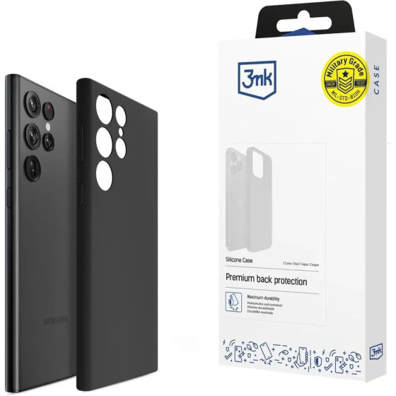 3mk Protection 3mk Silicone Case for Samsung Galaxy S24 Ultra - black - (153901-0)