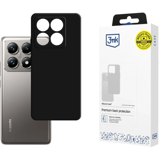 3mk Protection 3mk Silicone Case for Xiaomi 14T Pro - black - (W-3SilCa-Xiao14TP-0)