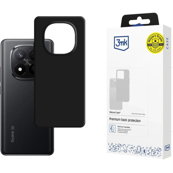 3mk Protection 3mk Silicone Case for Xiaomi Redmi Note 14 Pro+ - black - (W-3SilCa-ReNo14Pr-0)