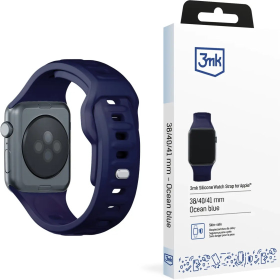 3mk Protection 3mk Silicone Watch Strap for Apple Watch 38 / 40 / 41 mm - blue - (156319-0)