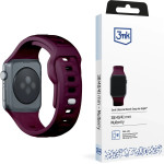 3mk Protection 3mk Silicone Watch Strap for Apple Watch 38 / 40 / 41 mm - Burgundy - (156317-0)