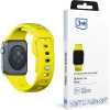 3mk Protection 3mk Silicone Watch Strap for Apple Watch 38 / 40 / 41 mm - yellow - (156325-0)