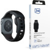3mk Protection 3mk Silicone Watch Strap for Apple Watch 42 / 44 / 45 / 49 mm - black - (156326-0)
