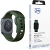 3mk Protection 3mk Silicone Watch Strap for Apple Watch 42 / 44 / 45 / 49 mm - green - (156328-0)