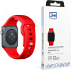 3mk Protection 3mk Silicone Watch Strap for Apple Watch 42 / 44 / 45 / 49 mm - red - (156337-0)