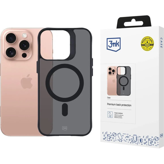3mk Protection 3mk Smoke MagCase case with MagSafe for iPhone 16 Pro - (W-3SmoMaCa-AiP16Pro-0)