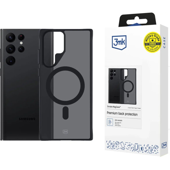 3mk Protection 3mk Smoke MagCase case for Samsung Galaxy S22 Ultra 5G - (156046-0)