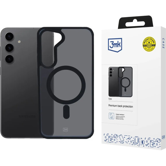 3mk Protection 3mk Smoke MagCase with MagSafe for Samsung Galaxy S24+ - semi-transparent - (156042-0)