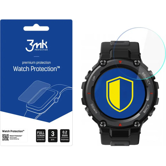 3mk Protection 3mk Watch Protection FlexibleGlass hybrid glass on Amazfit T-Rex Pro - (130389-0)