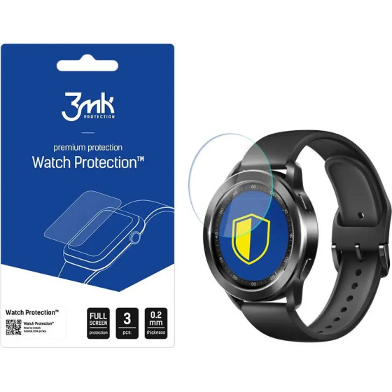 3mk Protection 3mk Watch Protection(TM) hybrid glass v. FlexibleGlass Lite on Xiaomi Watch S3 - (155573-0)
