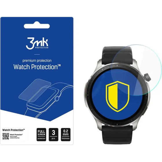 3mk Protection 3mk Watch Protection(TM) v. FlexibleGlass hybrid glass on Amazfit GTR 4 46 mm - (146192-0)