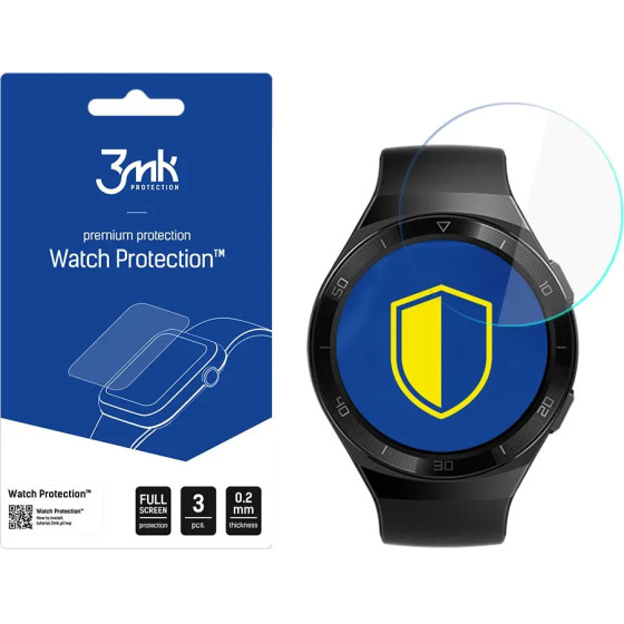 3mk Protection 3mk Watch Protection(TM) v. FlexibleGlass hybrid glass on Huawei GT 2E 46 mm - (108951-0)
