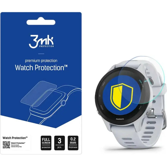 3mk Protection 3mk Watch Protection(TM) v. FlexibleGlass Lite hybrid glass on Garmin Forerunner 255s Music - (144667-0)
