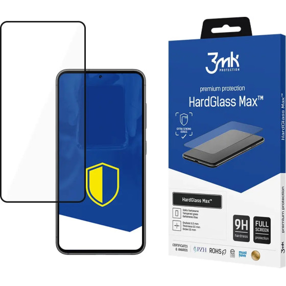 3mk Protection 9H 3mk HardGlass Max(TM) glass for Samsung Galaxy S24 - (153805-0)